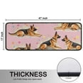 thumbnail image 5 of Kitchen Rugs Sets Of 2,German Shepherd Anti Fatigue Kitchen Mat Rugs Non Slip Washable,Decorative Kitchen Floor Mats for Kitchen,Sink,Laundry,17"x47"+17"x47", 5 of 5