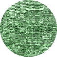 thumbnail image 1 of Ahgly Company Indoor Round Abstract Emerald Green Modern Area Rugs, 7' Round, 1 of 4