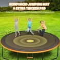 thumbnail image 3 of LIZEVINC 14FT Trampoline Outdoor for Kids Adult, with Basketball Hoop,Orange, 3 of 7