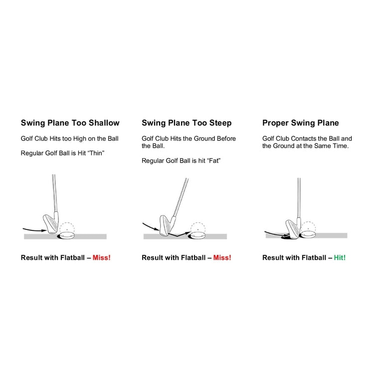 IZZO Golf Flatball Training Aid, Pack of 6 photo 1