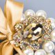 thumbnail image 4 of Pinzas para Boda Boutonniere Corsage Novia Novio Perla Flor Solapa Accesorios champán, 4 of 9