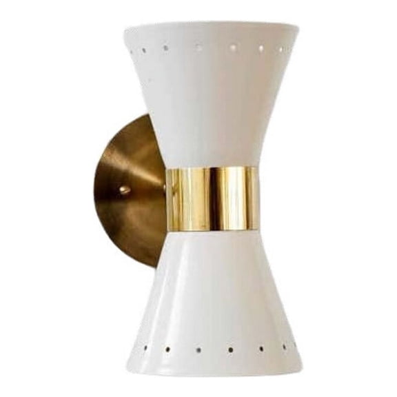 2 Light Wall Modern Brushed Brass Sputnik chandelier light Fixture