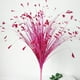 thumbnail image 1 of Xiao Hua Flor artificial con purpurina para decoración navideña, flor de caña, hierba de pavo real falsa, rosa oscuro, 1 of 4