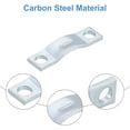 thumbnail image 4 of Uxcell 16Pack Rigid Pipe Strap Fit M3 (1/8") Tube OD, 2 Holes Stainless Steel Tube Clamp for Pipe or Cable Fixing, 4 of 7