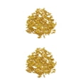 thumbnail image 1 of maskred Pack of 50 Brake Wires Aluminum Alloy Tail Caps Replacement Derailleur Shifter Cable Protector Ends Cycling Accessory Gold 2Set, 1 of 6
