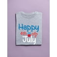 thumbnail image 3 of 4Th Of July Cupcake T-Shirt Women -Image by Shutterstock, Female XX-Large, 3 of 4