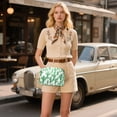 thumbnail image 6 of FORMRS Women Crossbody Purse with Chain Strap Vegan Leather Shoulder Handbag, Cactus Pattern, 6 of 7