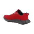 thumbnail image 3 of Tenis Hombre Charly Textil Comodo Resistente Caminar Ajustable Agujetas Suela Plana rojo 25, 3 of 4