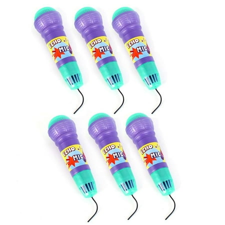 Echo Microphone - 6 Pack - 10 inches Cool and Fun Magic Microphone For Kids - Perfect Party Favor, Rewards, Gifts, and Giveaways in Birthday Party, Christmas (10 Best Birthday Gifts)