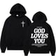 thumbnail image 2 of Sudadera con capucha estética cristiana para hombre y mujer, sudadera vintage con estampado de letras de Jesús, sudadera informal unisex de manga larga, Y2K, 2 of 5