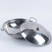ACDANC Pancake Pan Premium Stainless Steel Hexclad Wok Spill-Resistant Design Bar Essentials Omelette Pan,Style1