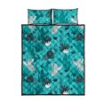 thumbnail image 5 of Juego de cama edredón con estampado de cactus verdes, 5 of 5