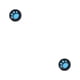 thumbnail image 1 of Bearachild Stick Caps Cóncavo Cómodo Pata de gato Forma Reemplazo perfecto Thumbstick Cover Controlador Accesorios azul sobre negro azul sobre negro 2Conjunto, 1 of 6