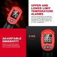 thumbnail image 3 of HABOTEST Infrared Thermometer HT641B+ Handheld Heat Temp Meter -58~1112°F Non-Digital IR Surface Emissivity Industrial Cooking Grill, 3 of 10