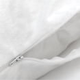 thumbnail image 3 of Cheer Collection Set of 2 Hollow Fiber Filled Couch Pillows, 18" x 18" - White, 3 of 4