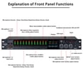 thumbnail image 4 of FULODE K-6 Professional KTV Digital Pre-Stage Effector Anti-Howling Audio Processor Karaokeeffect ， Equipped with Bluetooth, USB, 4 of 9