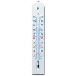 Nature Spring Analog Wired Indoor or Outdoor Bronze Modern Thermometer | 636457GMF