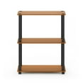 thumbnail image 4 of Furinno Turn-S-Tube 3-Tier Square Tube Display Shelf, Light Cherry and Black, 4 of 5