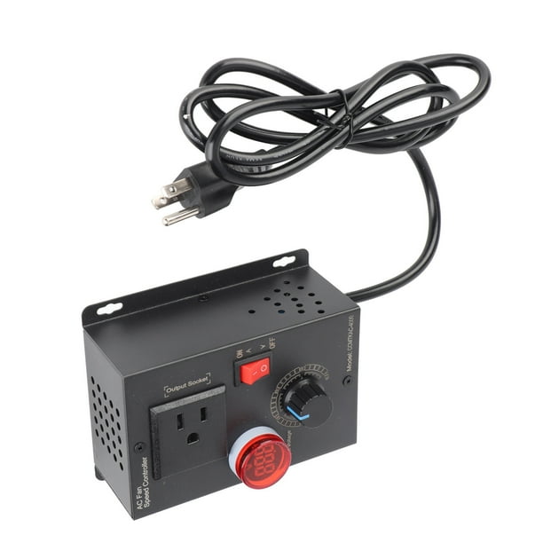 Controlador De Velocidad Variable, Práctico Regulador De Velocidad Variable Ajustable Enchufe Estadounidense 110-240 V Para Hervidores Eléctricos