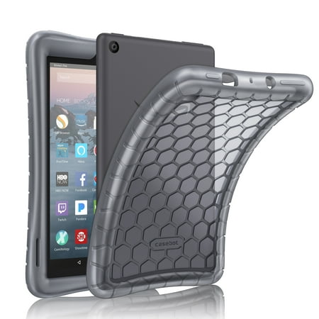 Silicone Case for Fire 7 Tablet (9th Generation, 2019 Release) - Fintie Kids Friendly Anti Slip Shock Proof Cover,