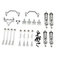 thumbnail image 3 of Kits de actualización de metal para coche RC a escala 1/16, modelo de coche, fácil de instalar, piezas de repuesto, amortiguador Plata, 3 of 9
