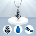 thumbnail image 4 of Urn Necklace for Ashes Keepsake Cremation Memorial Jewelry Women, Stainless Steel Hollow Heart Teardrop Human Pet Ash Hair Locket Pendant Necklace Gifts,w/Funnel Kit, 4 of 7