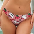 thumbnail image 2 of Hello Kitty Women's Breathable Seamless Thong Panties No Show Underwear, 2 of 7