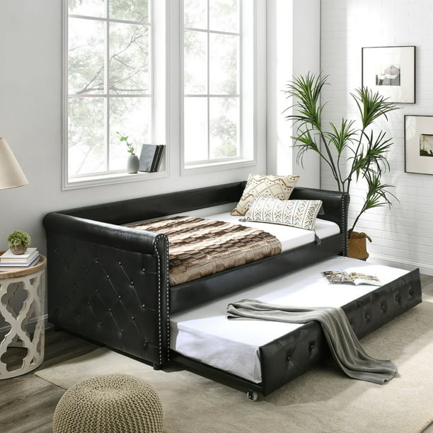 Anysun Twin Size Daybed With Pull Out, Twin Size Couch With Pull Out Bed
