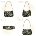 thumbnail image 4 of Golden Butterfly Flower Womens Chain Shoulder Bag Tote Handbag Clutch Hobo Purse for Travel Casual, 4 of 7