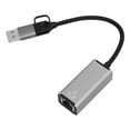 thumbnail image 1 of Adaptador Gigabit Ethernet Adaptador de Internet de red USB estable profesional para, 1 of 8