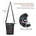 thumbnail image 6 of Tirrinia Wine Bag Portable Gift Tote,PU Leather Leakproof Insulated Wine Bottle Carrying Cooler Carrier with Fixed Compartment for Travel,Picnic,Party,Great Gift for Wine Lover,Spiral, 6 of 7