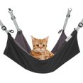 thumbnail image 1 of Adjustable Cat Bed, Comfortable Resting Sleepy Pad Hanging Cat Hammock For All Seasons, Smart Design With Metal Hooks, Easy To Clean And Maintain Premium Material, Space Saving, 1 of 7