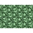 thumbnail image 1 of Ahgly Company Machine Washable Indoor Rectangle Transitional Pastel Green Area Rugs, 7' x 9', 1 of 7