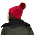 thumbnail image 4 of Women's Crocheted Warm Winter Pompom Beanie [One Size Fits Most], 4 of 4