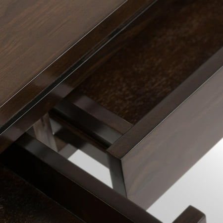 Simpli Home - Cosmopolitan Console Sofa Table - Mahogany Brown