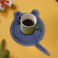 thumbnail image 4 of YAOMOBB Mugs Coaster Cartoon Coaster Crochet Cartoon Heat resistant Non slip Table Protection Handmade Decoration, 4 of 7