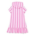 thumbnail image 2 of Wonder Nation Girls Terry Towel Swimsuit Coverup Dress with UPF 50+, Sizes 4-18 & Plus, 2 of 3