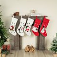 thumbnail image 5 of Christmas Sock Decorations Gift Bag Set, Holiday Decorations for Fireplace Mantel, Festive Gifts for Friends and Family, Xmas Stocking Stuffers,B, 5 of 5