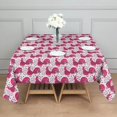 thumbnail image 3 of Red Chicken Heart Pattern Square Tablecloth,Waterproof Square Table Cover,Wipeable Spillproof Washable Table Cover for Home Kitchen Party Decor 42"X42"(107x107cm), 3 of 6