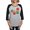 Heather/Black, variant on CafePress - Bocce1b Women's Baseball T Shirt - Womens Baseball Tee