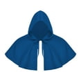 thumbnail image 1 of Capas de Halloween, disfraz de cosplay, accesorios de fiesta, mujeres, hombres, capucha, chal gótico azul, 1 of 9