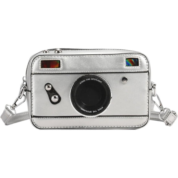 Hsqqdc Camera Shaped Crossbody Messenger Bag for Women, Adjustable Strap Casual Shoulder Handbag for Daily Use