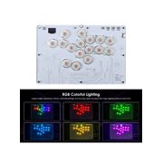 RGB Arcade Hitbox Keyboard Arcade Fighting Game Controller Keyboard for PS4/PS3/Steam/Android Switch Arcade Gameplay