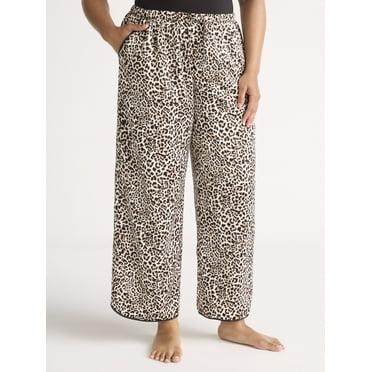 Joyspun Women’s Satin Pants, 28'' Inseam, Sizes XS-3X