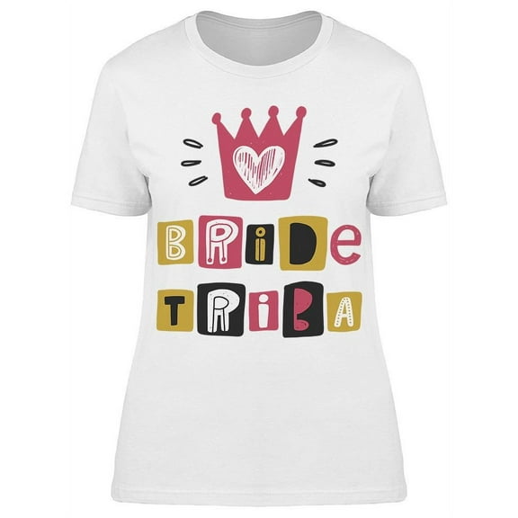 Bride Triba, Colorful Text Tee Women's -Image by Shutterstock
