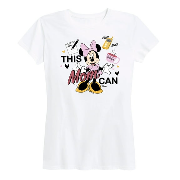 Mickey & Friends - This Mom Can - Women's Short Sleeve Graphic T-Shirt