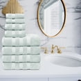 thumbnail image 6 of Vivendi Home Infinity Zero Twist 8 Piece 100pct Cotton Towel Set, 6 of 6