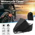 thumbnail image 3 of Cubierta de motocicleta a medida Unique Bargains 210D-PU negra para Kawasaki Ninja 400 2018-2023, cubierta impermeable para motocicleta al aire libre, 3 of 7