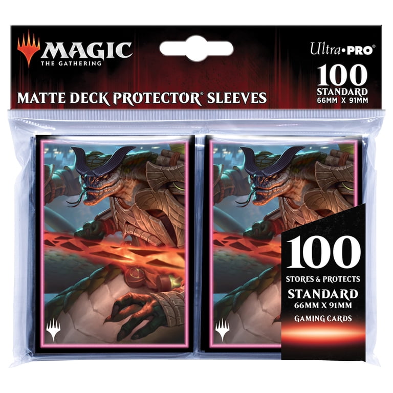 neon dynasty card sleeves Ultra PRO Magic: The Gathering - Kamigawa 100ct Featuring Kaito Shizuki this Ensky card sleeve offers superior durability and clarity to keep your Magic The Gathering cards safe from wear and tear Strata Liquid Neon Colors Card