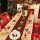 thumbnail image 4 of Mantel navideño de 72 x 13 pulgadas, bandera navideña para mesa, impermeable, decoración para mesa de centro, mantel largo, suministros de decoración navideña., 4 of 5